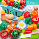 Conjunto de Comidas - Brinquedo de comidinhas divertidas para sua criança